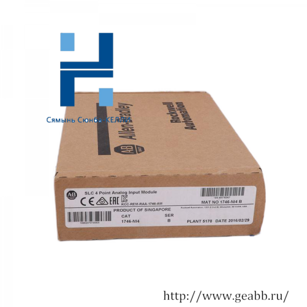 Allen Bradley 1746-NI4 SLC Analog Input Module, Precision & Reliability for Industrial Automation