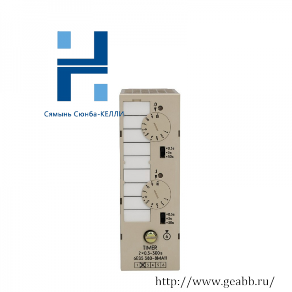 SIEMENS 6ES5380-8MA11 Timer Module for Industrial Automation