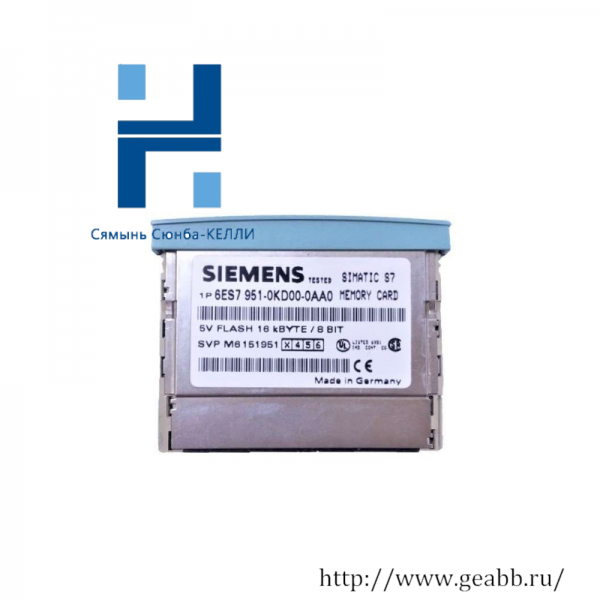 SIEMENS 6ES7951-0KD00-0AA0: Advanced S7 Memory Card for Industrial Automation