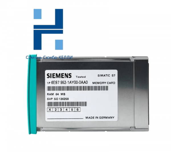 SIMENS S7, 6ES7952-0KF00-0AA0 Memory Card - Industrial Control Module