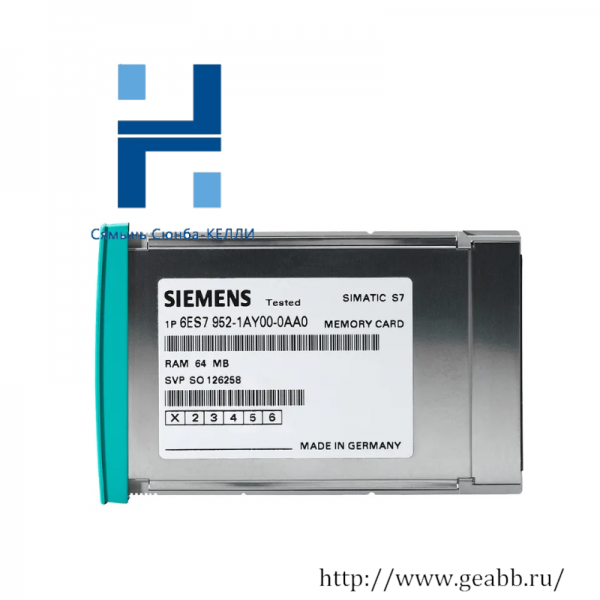 SIMENS S7, 6ES7952-0KF00-0AA0 Memory Card - Industrial Control Module