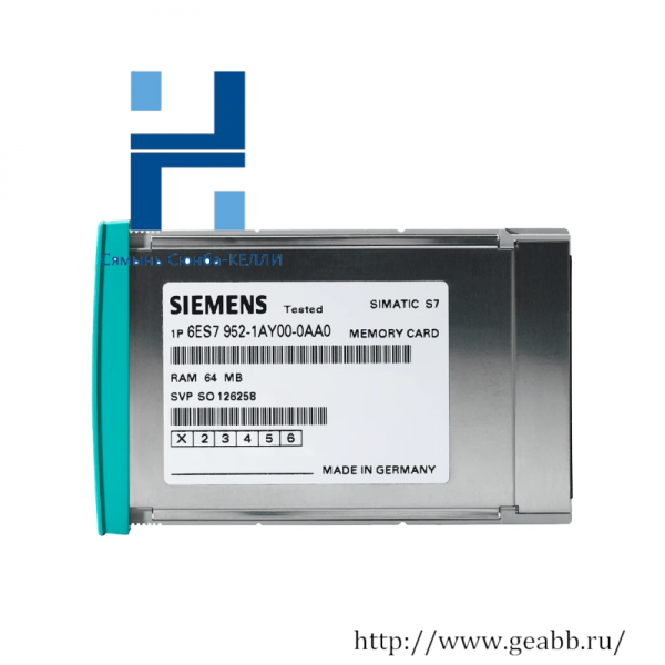 SIEMENS S7 Memory Card for 400 Series - 6ES7952-0KH00-0AA0