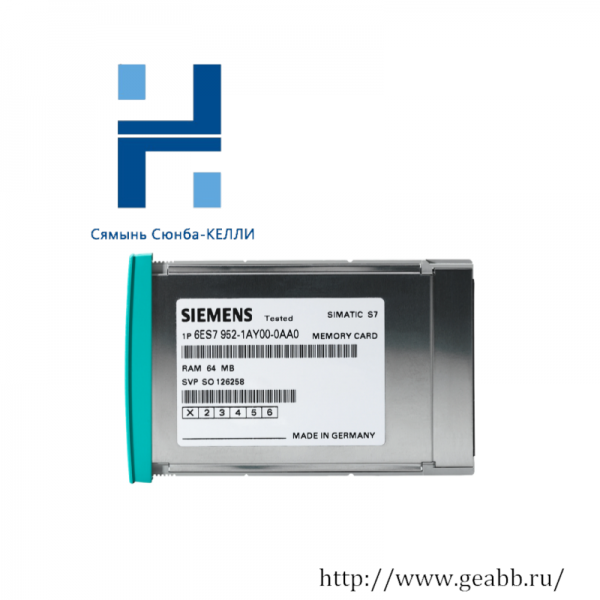 SIEMENS 6ES7952-1AH00-0AA0 RAM MEMORY CARD for S7-400 Series, Industrial Automation Modules