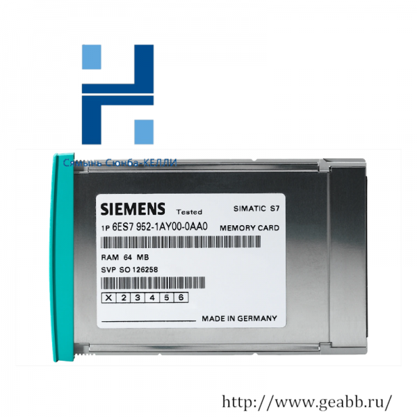 SIEMENS RAM Memory Card 6ES7952-1AK00-0AA0, Industrial Control Module