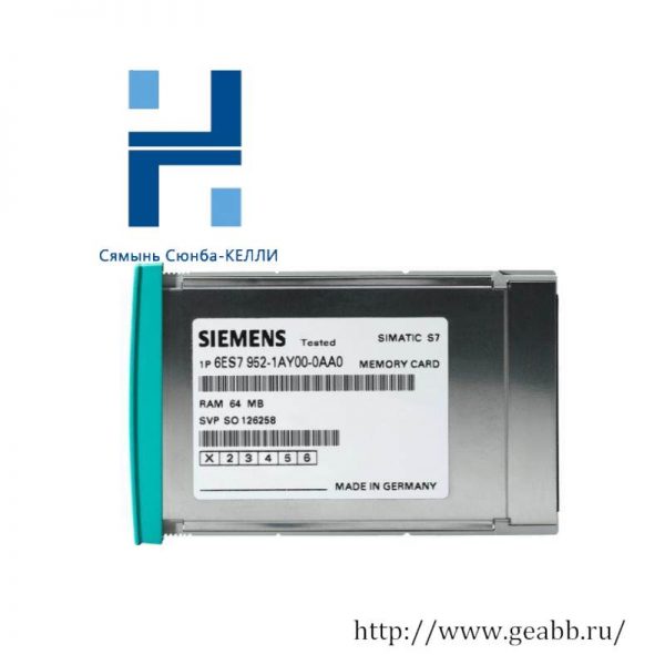 SIEMENS 6ES7952-1AP00-0AA0 RAM Memory Card for S7-400 Control Systems