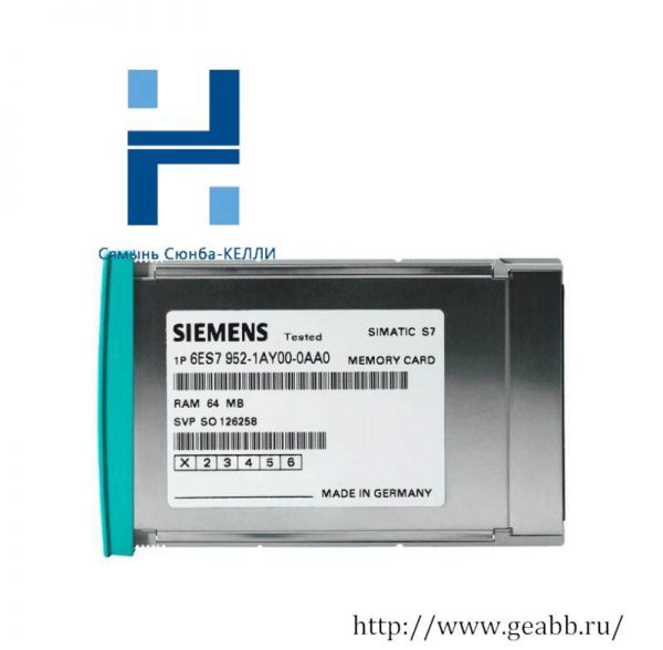 SIEMENS SIMATIC S7 Memory Card 6ES7952-1KP00-0AA0: Industrial Control Solutions for Enhanced Performance