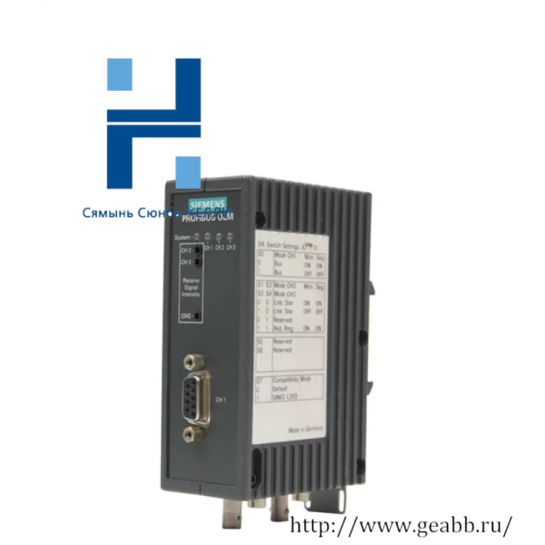 SIEMENS 6GK1 502-3CC10 Optical Link Module, Industrial Automation Solutions