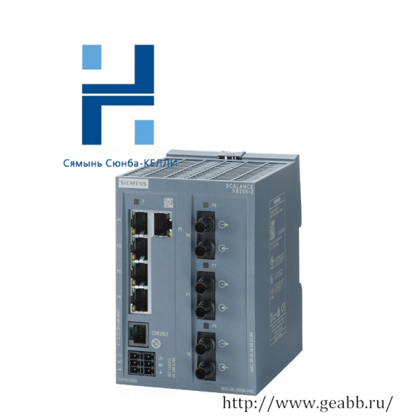 SIEMENS SCALANCE XB004-1G 6GK5004-1GL00-1AB2 - High Performance Unmanaged Industrial Ethernet Switch