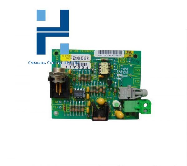 ABB 80190-640-02-R Temperature Feedback Board for Industrial Control Systems