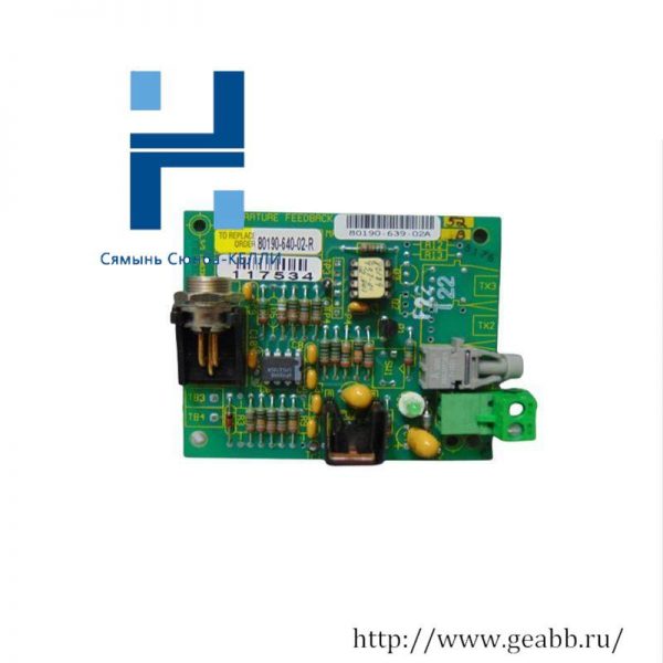 ABB 80190-640-02-R Temperature Feedback Board for Industrial Control Systems