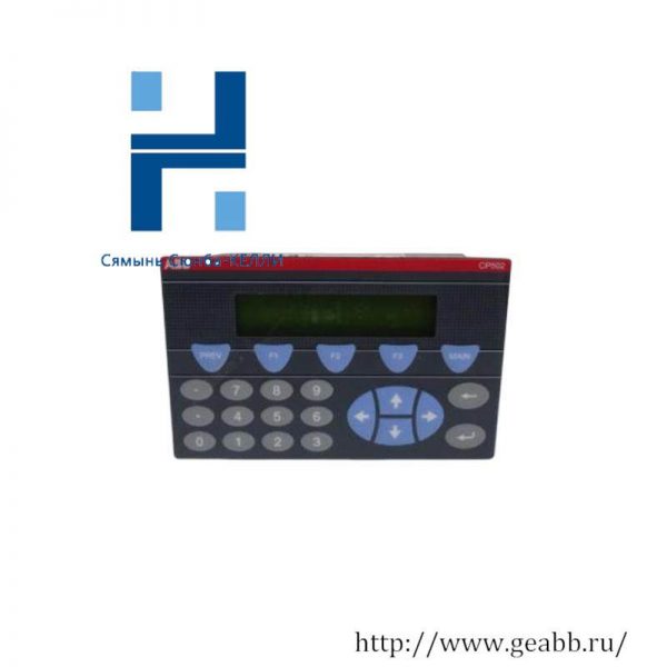 ABB CP502 1SBP260190R1001-A: Text Display Panel for Industrial Automation Solutions