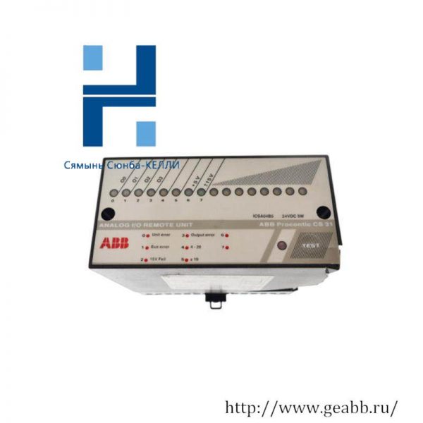 ABB ICSA04B5 ANALOG I/O REMOTE UNIT - Precision Control in Industrial Automation