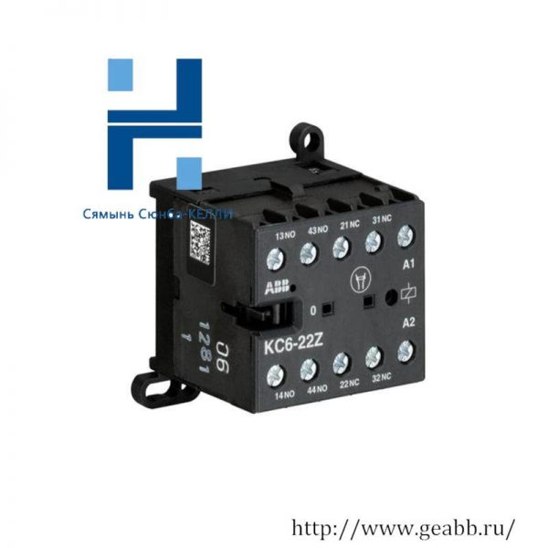 ABB KC6-22Z Mini Contactor Relay - High Efficiency in Compact Design, 24VDC