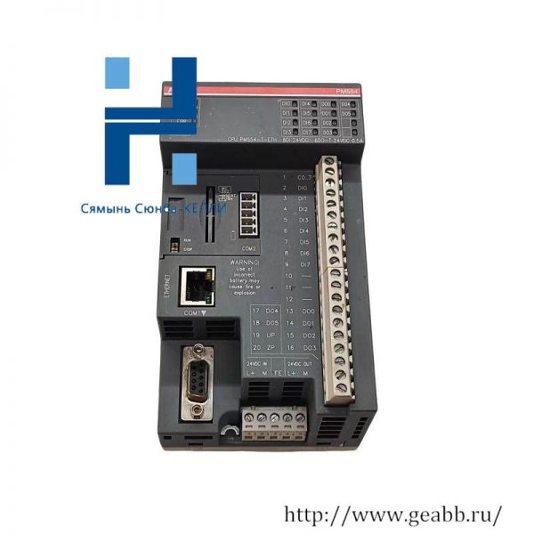 ABB PM554-T-ETH A0: Advanced PLC Automation CPU, Designed for Industrial Efficiency