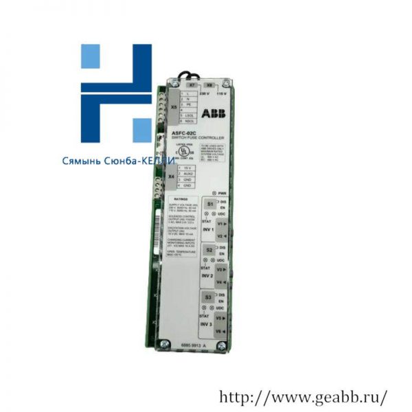 ABB ASFC-02C Switch Fuse Controller, Advanced Industrial Automation Module