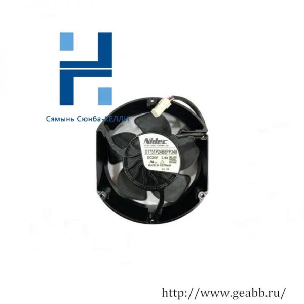 ABB D1751P24B8PP340 4-wire Cooling Fan, Precision Engineering for Industrial Cooling Solutions