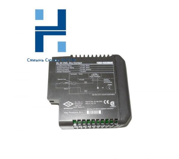 Emerson KJ3001X1-BB1 12P0550X132 VE4001S2T2 Contact Card: Advanced Industrial Control Module