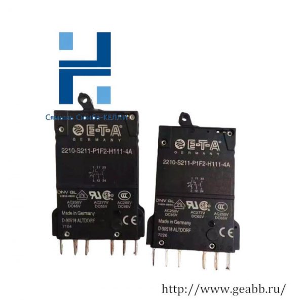 ETA 2210-S211-P1F2-H111-4A Circuit Breaker Thermal, Precision Engineering for Industrial Control Systems