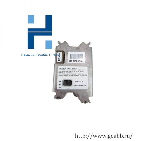 FISHER 38B5786X052 Relay Assembly for Industrial Control Systems