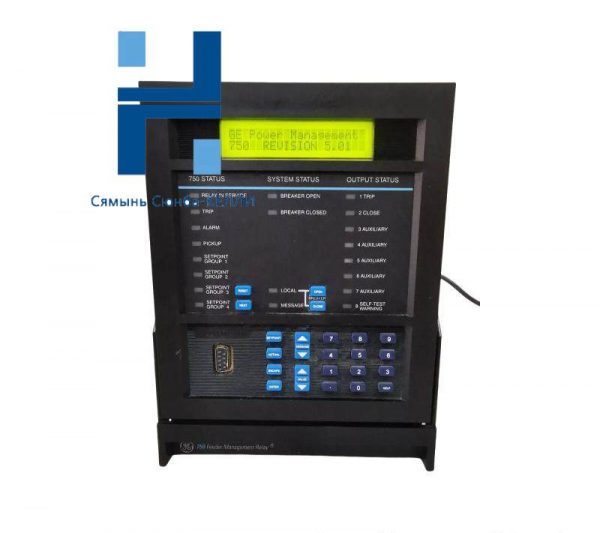 GE 750-P5-G5-D5-HI-A20-R: Advanced Feeder Management Relay for Industrial Control Systems