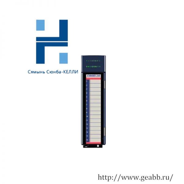 GE IC694MDL240 - Modular Digital Input Module for Advanced Automation Solutions