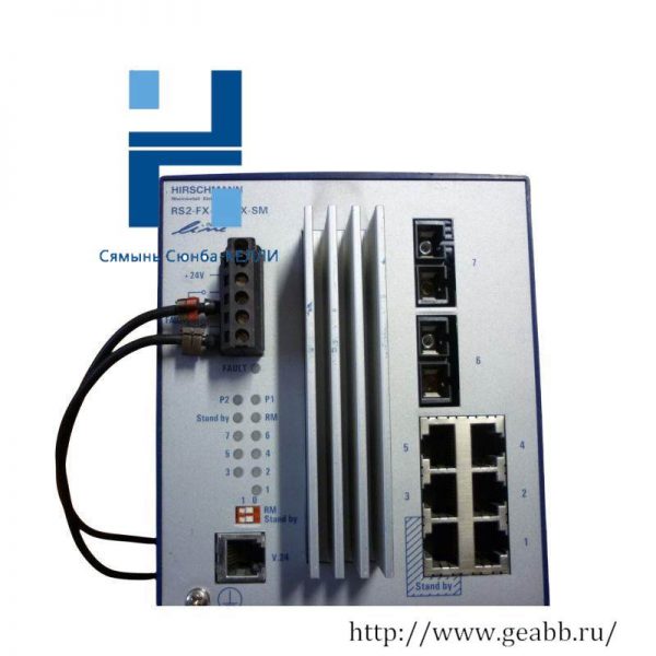 Hirschmann RS2-FX-SM/FX-SM Ethernet Rail Switch - Industrial Control Module