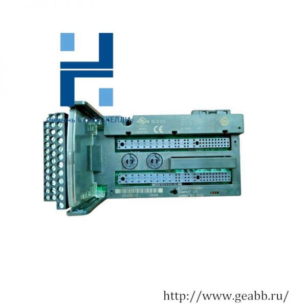 GE IC200CHS022J: High-Precision Analog Input Module for Industrial Automation