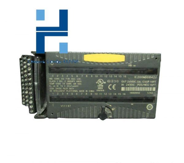 GE IC200MDD842J: High-Performance Mixed 24VDC Output ESCP Input Module