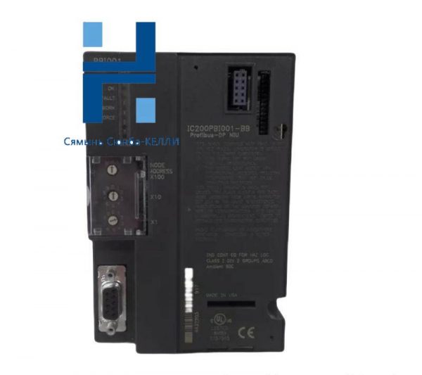 GE IC200PBI001 Profibus-DP Network Interface Unit for Industrial Automation