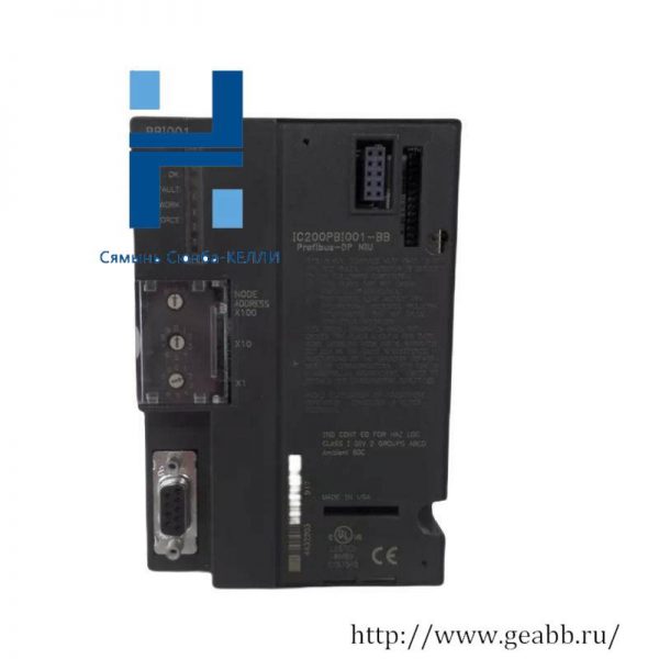 GE IC200PBI001 Profibus-DP Network Interface Unit for Industrial Automation