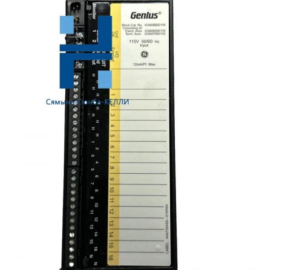 GE Industrial Control - IC660BBD110 Discrete Input Block, for Precise Machine Monitoring & Control