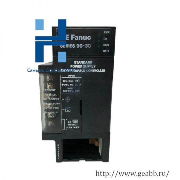 GE IC693PWR321T - Advanced Power Supply Module, Designed for Industrial Control Systems