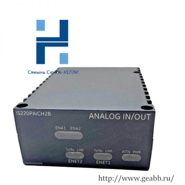 GE IS220PAICH2B: Industrial Analog Input/Output Module with 200mA Current Loop