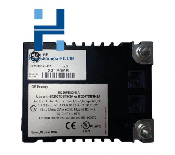 GE IS220PDIOH1A: Advanced Discrete IO Unit for Industrial Control Systems