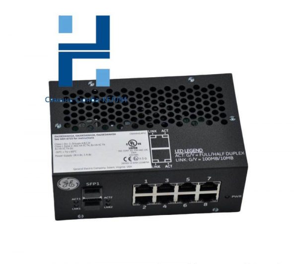 GE IS420ESWAH3A Mark VIe Series IONet Switch - High-Speed Ethernet Networking Solution