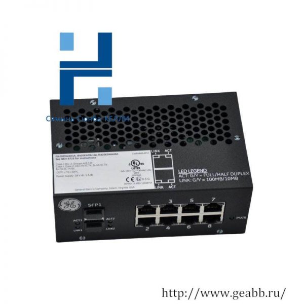 GE IS420ESWAH3A Mark VIe Series IONet Switch - High-Speed Ethernet Networking Solution