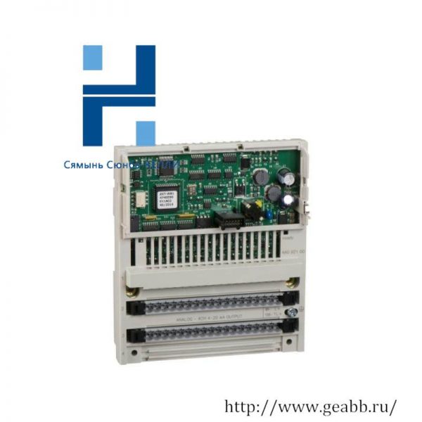 Schneider Electric 170AAO92100 Analog Output Module for Advanced Control Systems