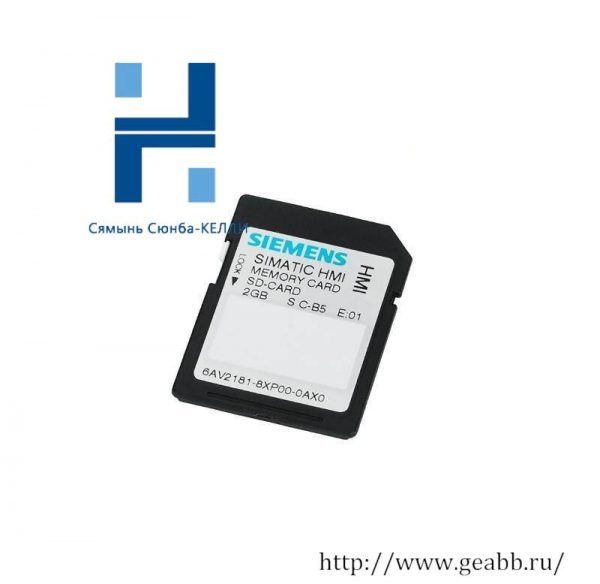 SIEMENS SIMATIC SD Memory Card 6AV2181-8XP00-0AX0, Compact Industrial Storage Solution