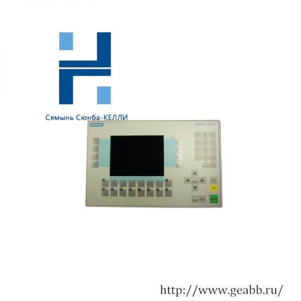 SIEMENS 6AV3627-1LK00-1AX0: Industrial Operator Interface, Advanced Control & Display