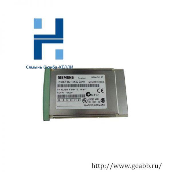 SIEMENS 6ES7952-1KK00-0AA0 Memory Card for Industrial Control Solutions