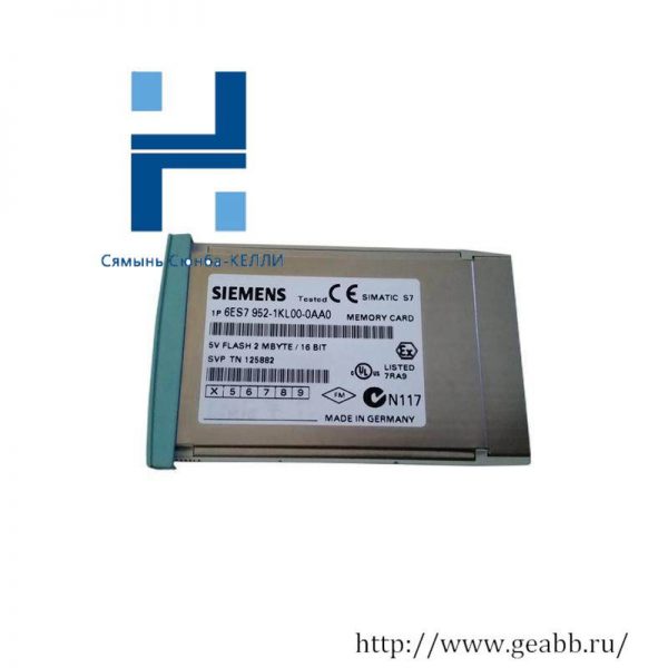 SIEMENS 6ES7952-1KL00-0AA0 Memory Module for Industrial Control Systems