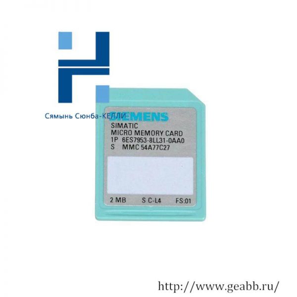 SIEMENS 6ES7953-8LL31-0AA0 Micro Memory Card for S7-300/C7/ET 200, 3V NFlash, 64KB