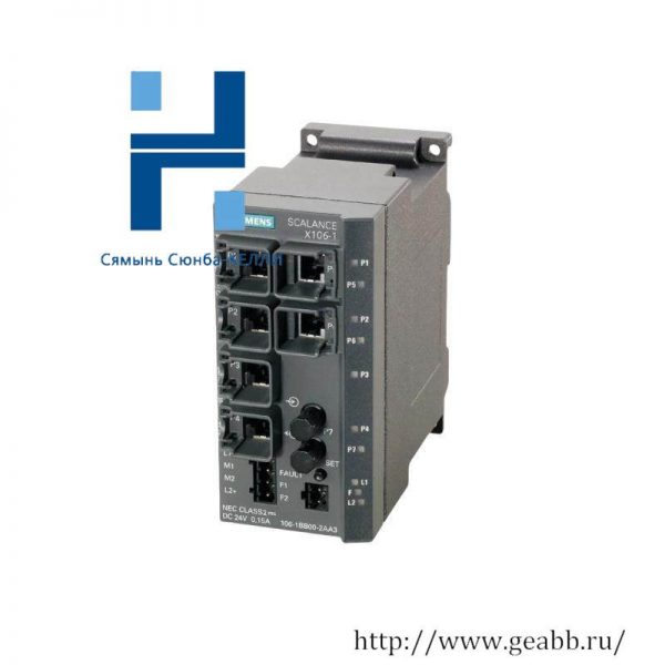 SIEMENS Scalance 6GK5106-1BB00-2AA3 Industrial Ethernet Switch, Compact & Reliable Networking Solution