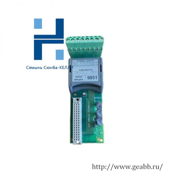 ICS TRIPLEX T9851 Analog Output Module, High-Precision Control Solution