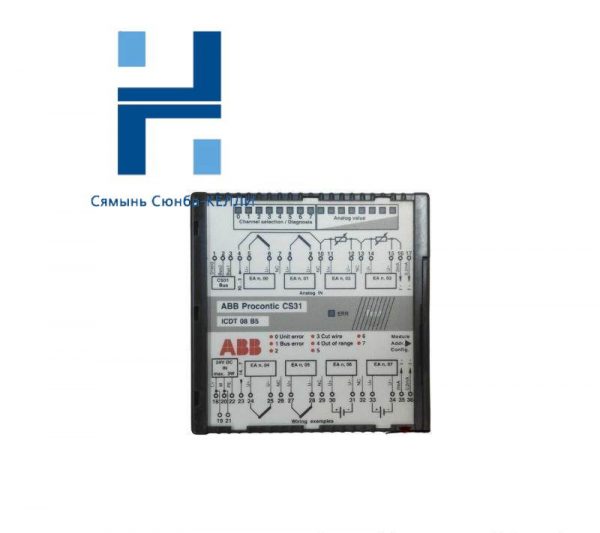 ABB CS31 ICDT08B5 GJR5251600R0101 Analog Input Module - Precision & Reliability in Industrial Automation