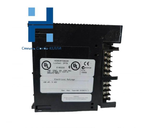 GE HE693RTD600R Input Module - High Performance RTD for Industrial Automation