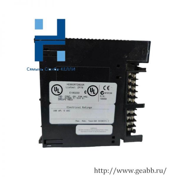 GE HE693RTD600R Input Module - High Performance RTD for Industrial Automation