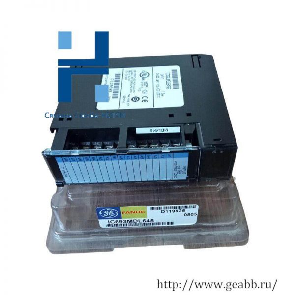 GE IC693MDL645 Positive/Negative Logic Input Module, Advanced Industrial Automation Solution